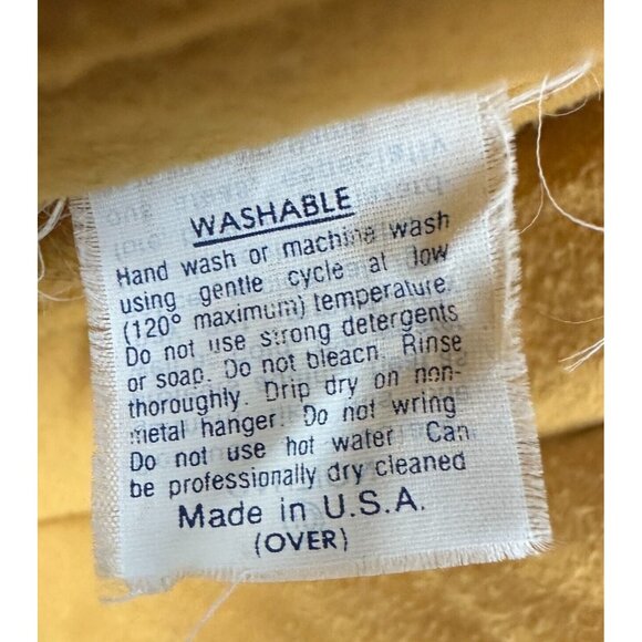 Vintage Cal Craft Insulated Jacket Adults L 42-44 Tan Lined Snap & Zip USA Made - Picture 14 of 16